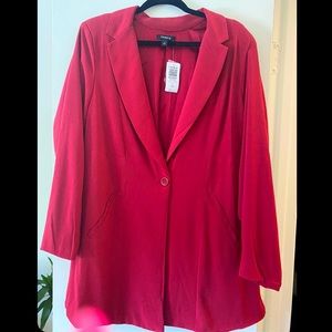 Cherry Red Blazer